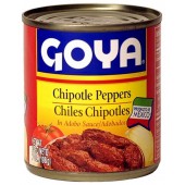 Chiles chipotles adobados Goya 198 gr